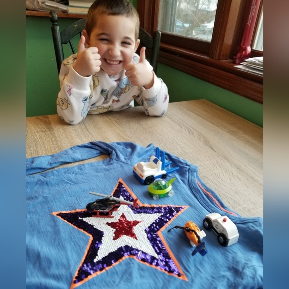 2019 Mini Boden 8-9 years sequin tee - Picture 15 of 15